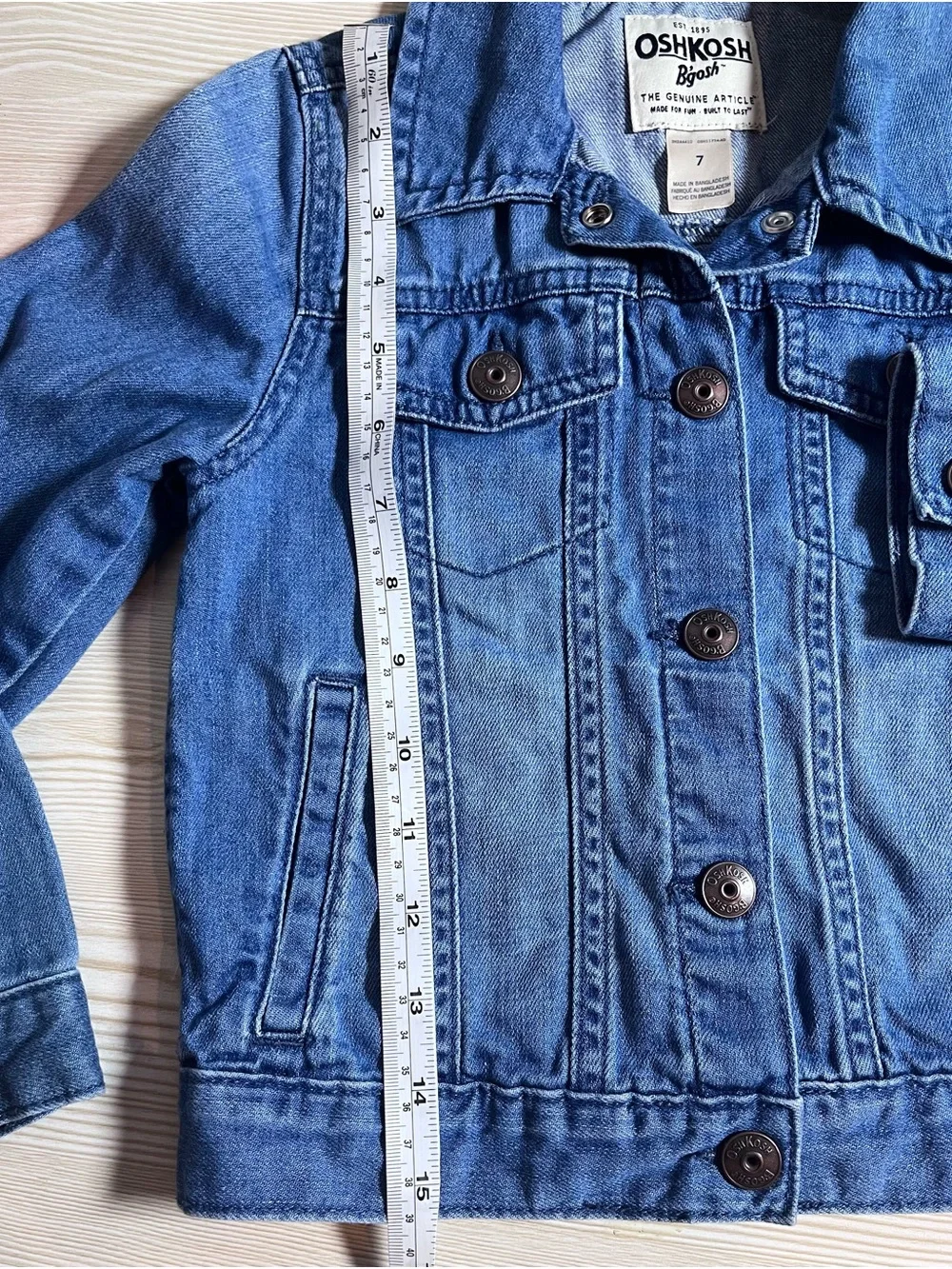 OshKosh B'gosh Light Blue Kids Denim Jacket